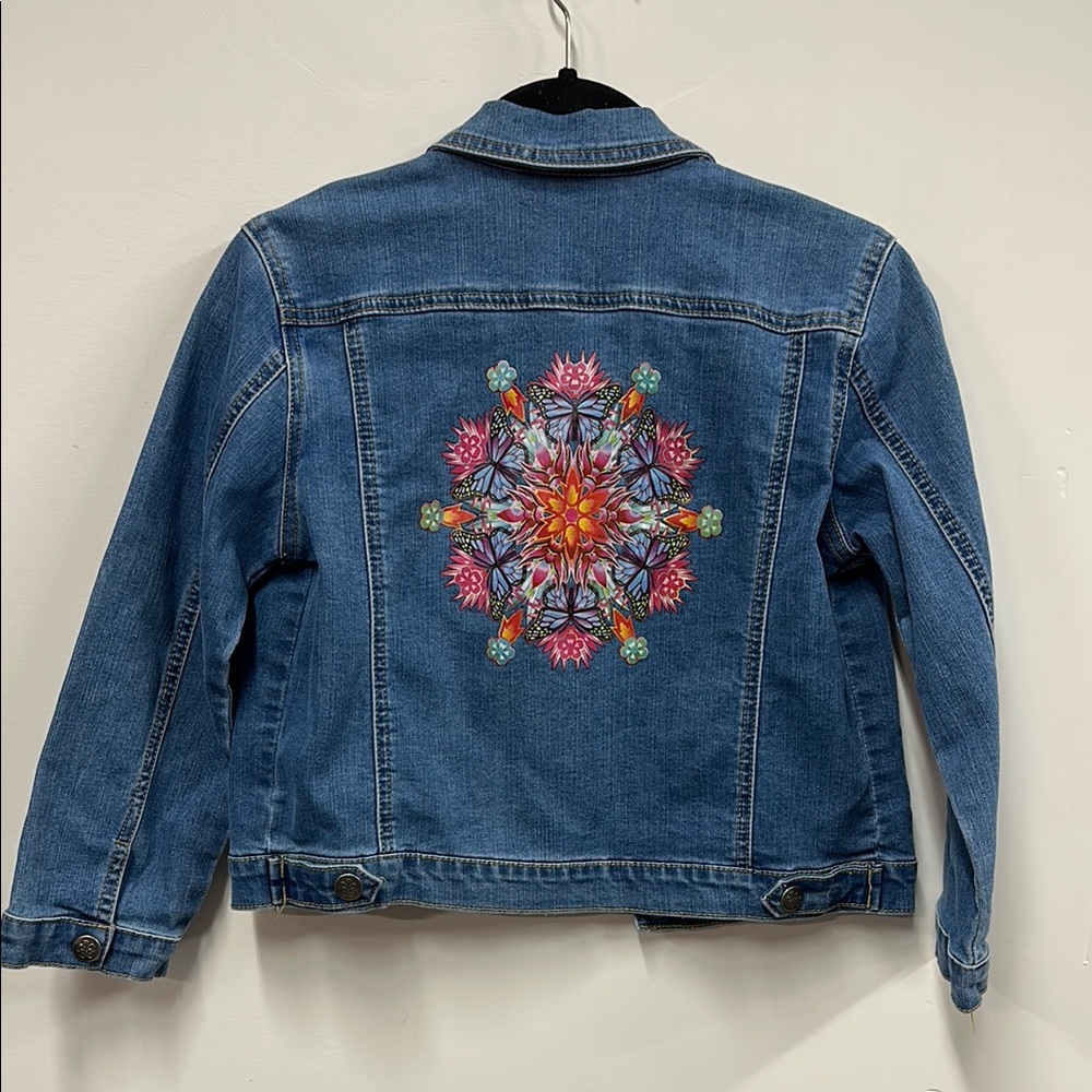 Disney Encanto Jacket with Colorful Mandala Design L 10-12